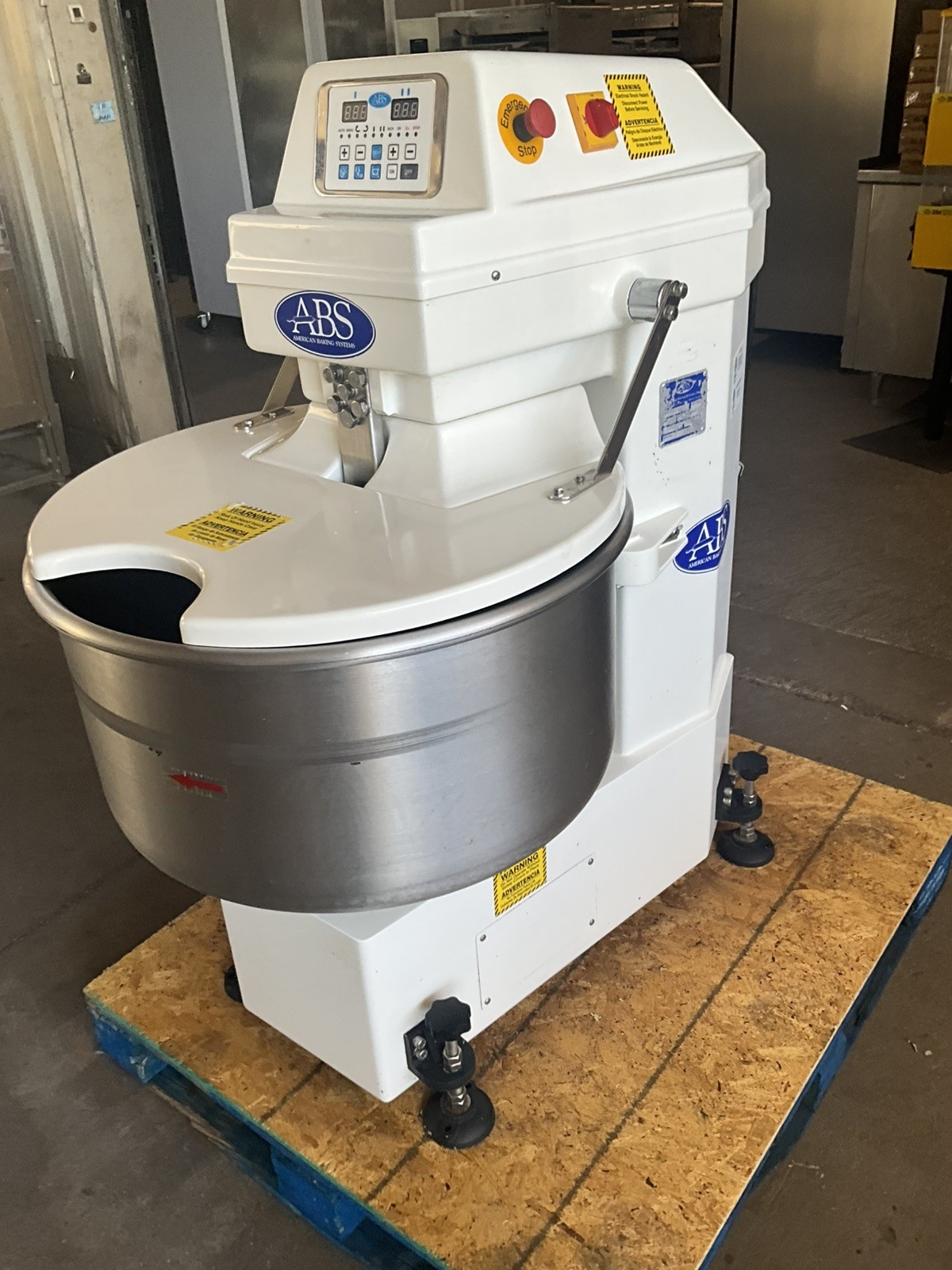 American Baking Systems 80qt SPIRAL DOUGH MIXER SM-80T BAKERY 2 SPEED ABS