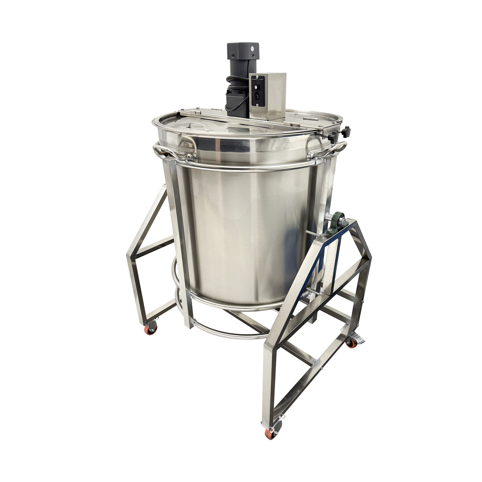 Auto Hot Pot Seasoning Mixer Stir-Fry Machine Gas & Electric Heating 50L 110V