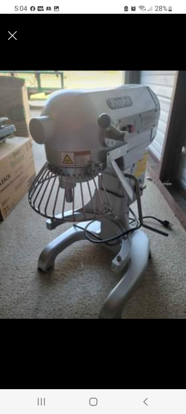10 quart PrepPal Tabletop Mixer. 