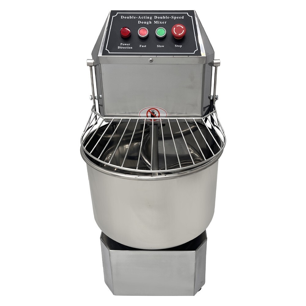 110V 20QT Commercial Pizza Dough Mixer Mixing Machine 20L Heavy-Duty Flour Mixer