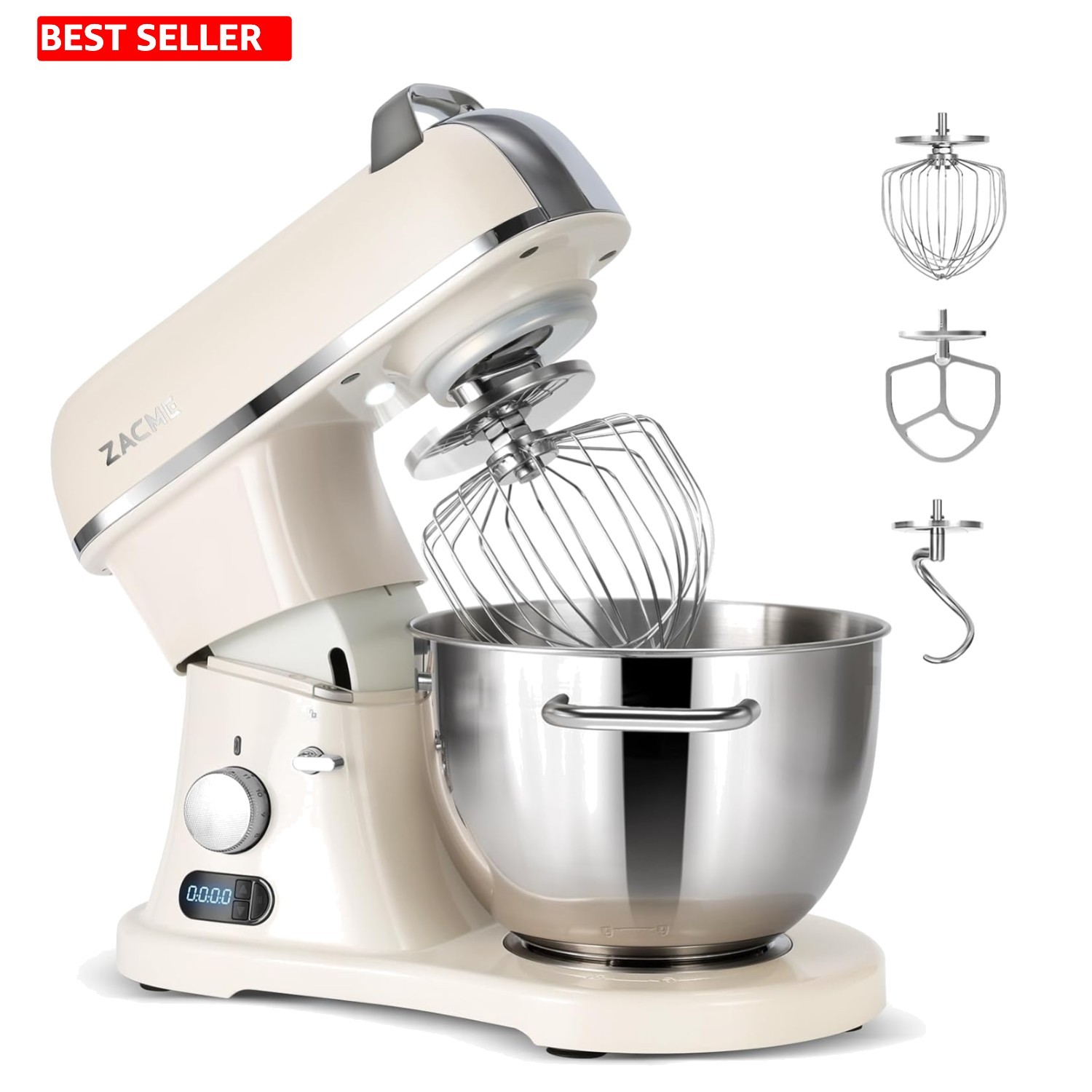 High-Performance 8.4QT Electric Mixer – NSF Certified for Safety and Durability