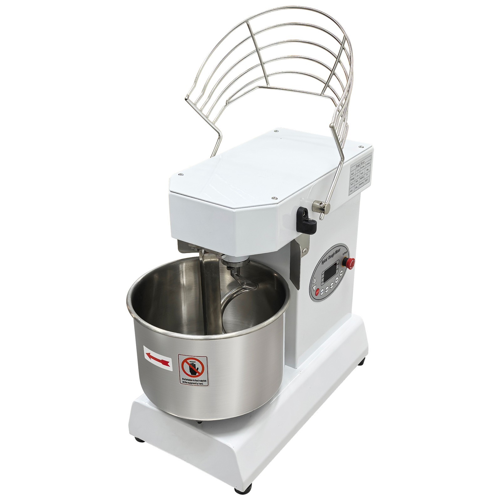 110V 10L Dough Mixer Electric Flour Double-Acting Double-Speed Kneading Machine
