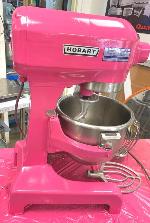 Mixers/ 12 Qt Hobart A-120 Pink 12 Qt Refurbished Bench lanetary w/t 4 Attach