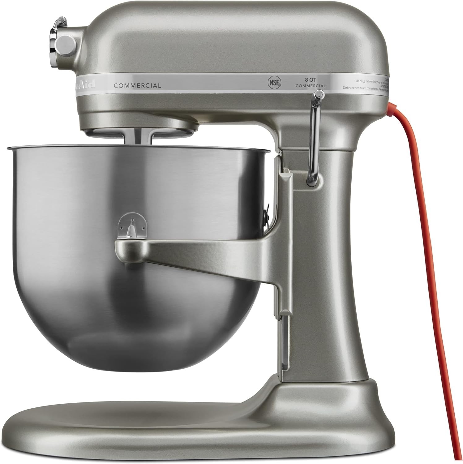 KitchenAid KSM8990CU 8-Quart Commercial Countertop Mixer, 10-Speed, Gear-Driven