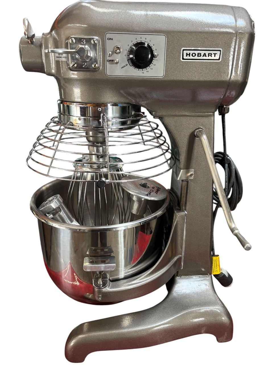 20 Quart Mixer Hobart A-200T NEW Bowl & 3 Attachments W/ Safety Cage Guard 120V