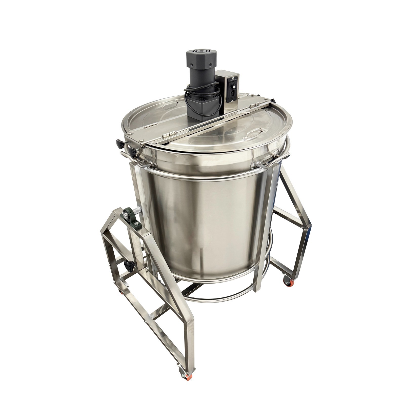 110V 98L Food Stirring Pot Hand Tilt Natural Gas and Electric Stirrer Mixer 500W