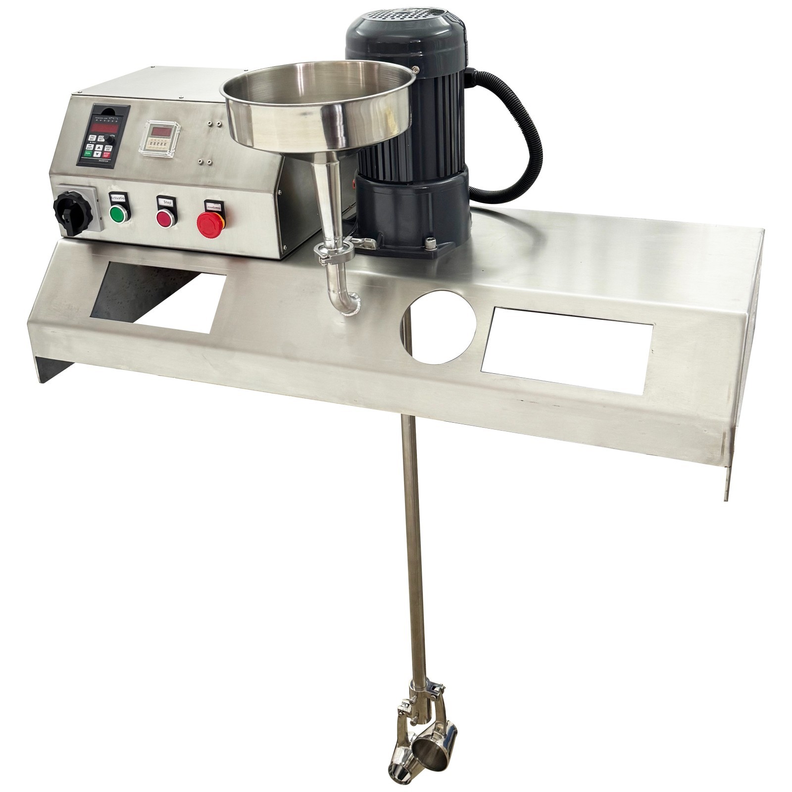 110V IBC Tote Mixer Agitator Electric Agitator for Paint Mixing Variable Speed