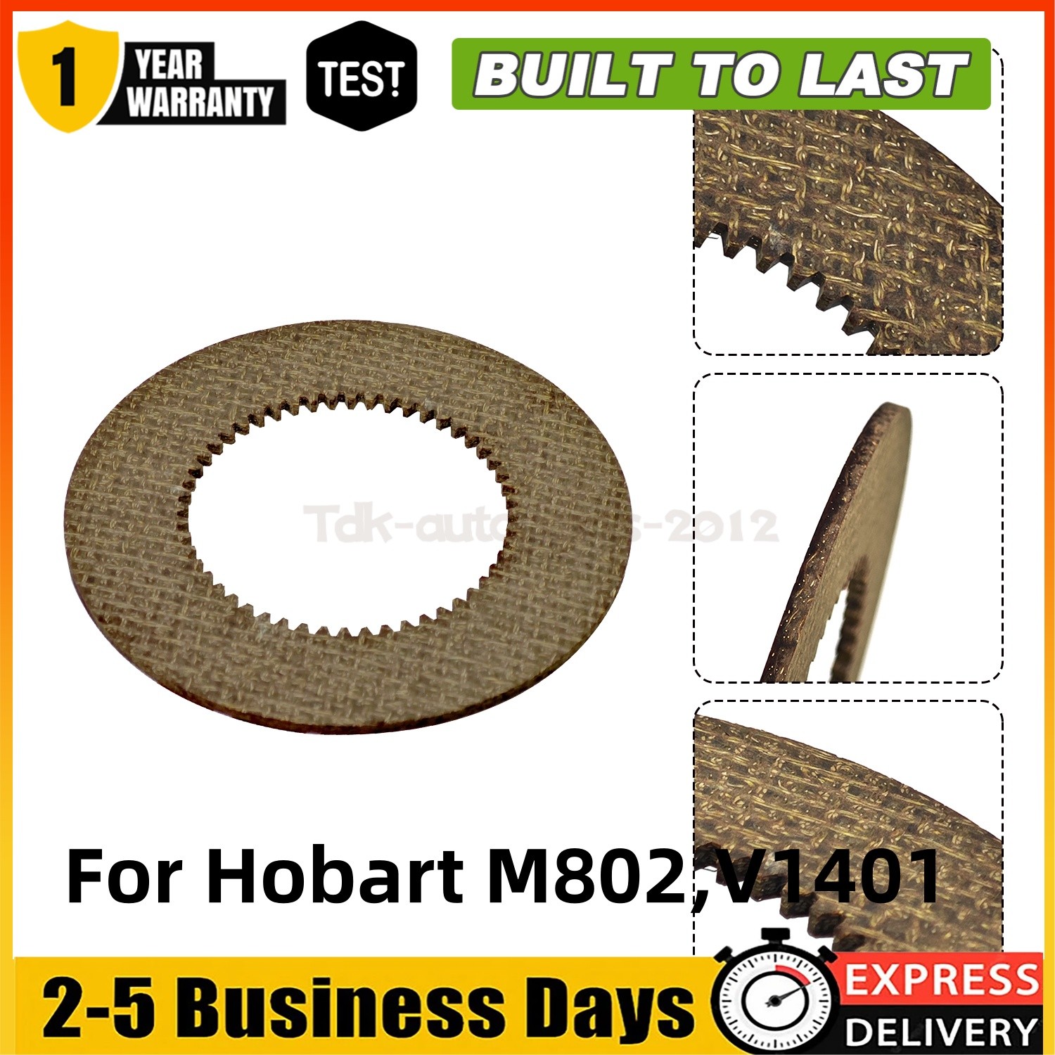 3PCS Inner and 3PCS Outer Clutch Disc 873117 064432 for Hobart Mixer M802 V1401