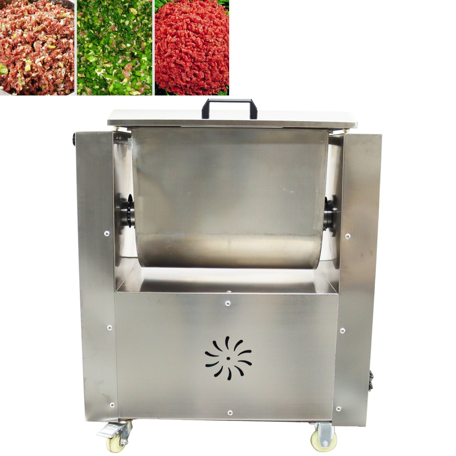110V/60HZ 50L Commercial Electric Meat Mixer Vegetable Mixing Machine Automatic