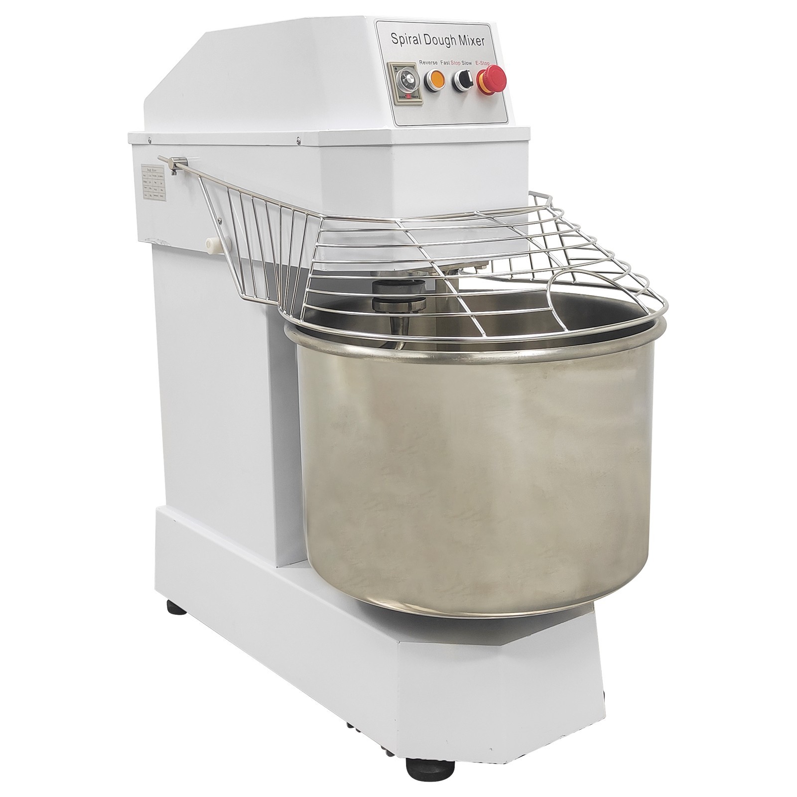 220V 60L Commercial Dough Mixer Machine Double-acting Double-speed Three-phase