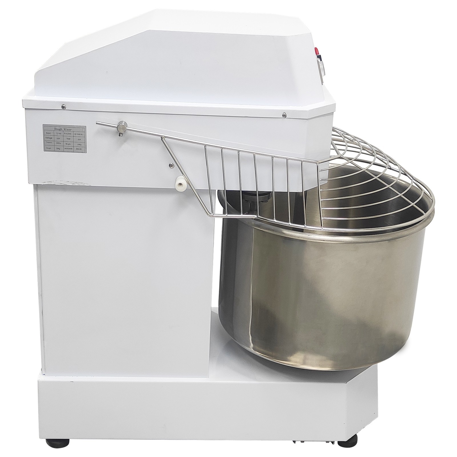 220V 60L Commercial Dough Mixer Machine Double-acting Double-speed Three-phase