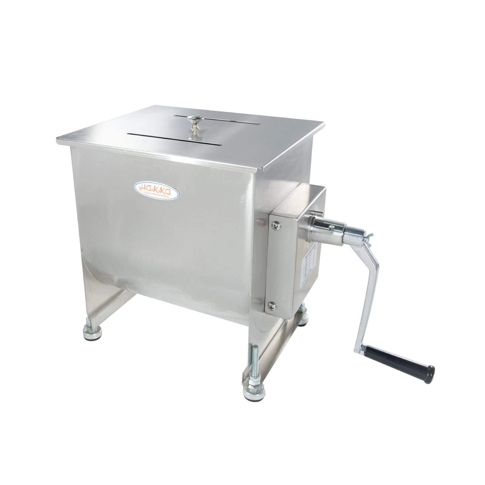Hakka 15lb/7.5L Manual Meat Mixer, Stainless Steel 10L Fixed Tank Meat Mixer …
