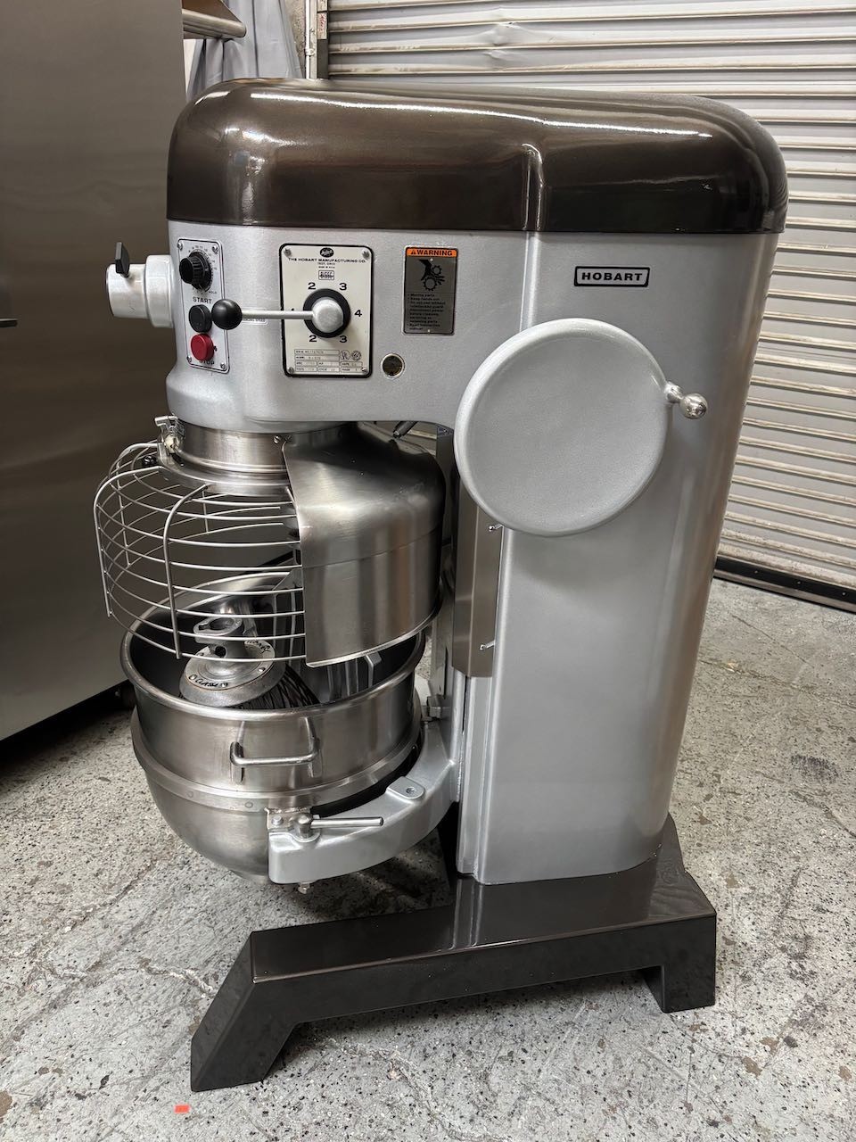 60 Quart Hobart H-600T Mixer Timer Bowl Safety Cage With 3 Attachments 3PH #5307