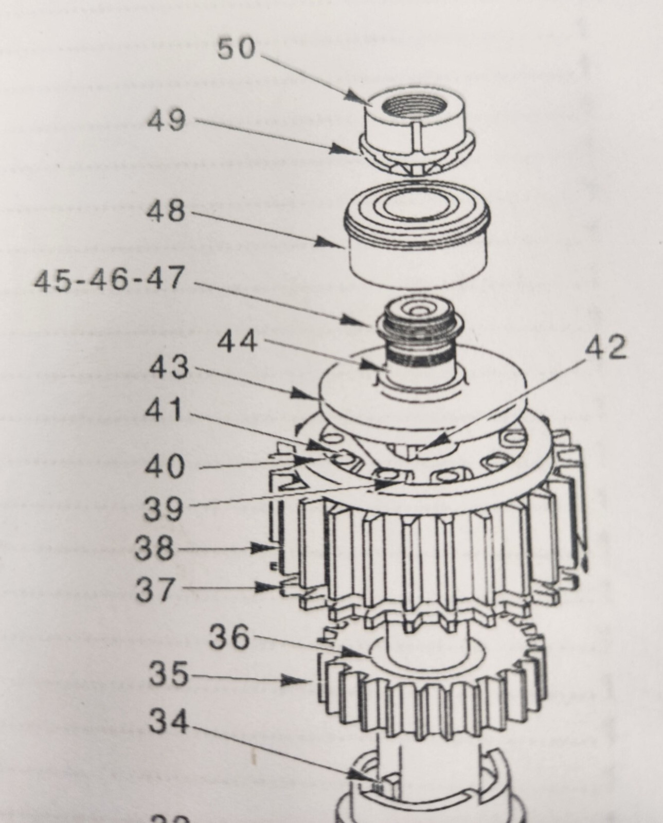 Hobart mixer D330 D340 BB-021-22 Top planetary Shaft Bearing with Snap ring NEW