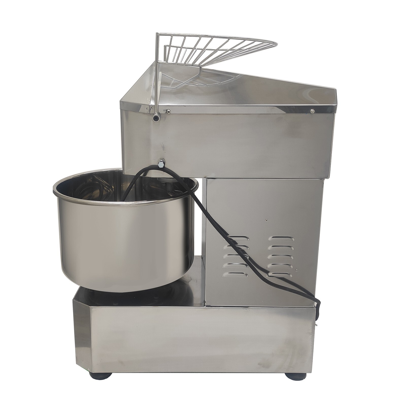 110V 30QT Double-Action Double-Speed Dough Mixer Commercial Dough Spiral Mixer