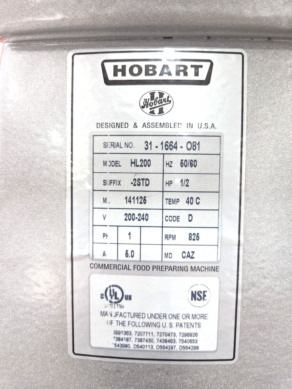 2023 HOBART HL200 20QT Mixer W/ Bowl, Hook, Paddle, Whip – Watch Video!