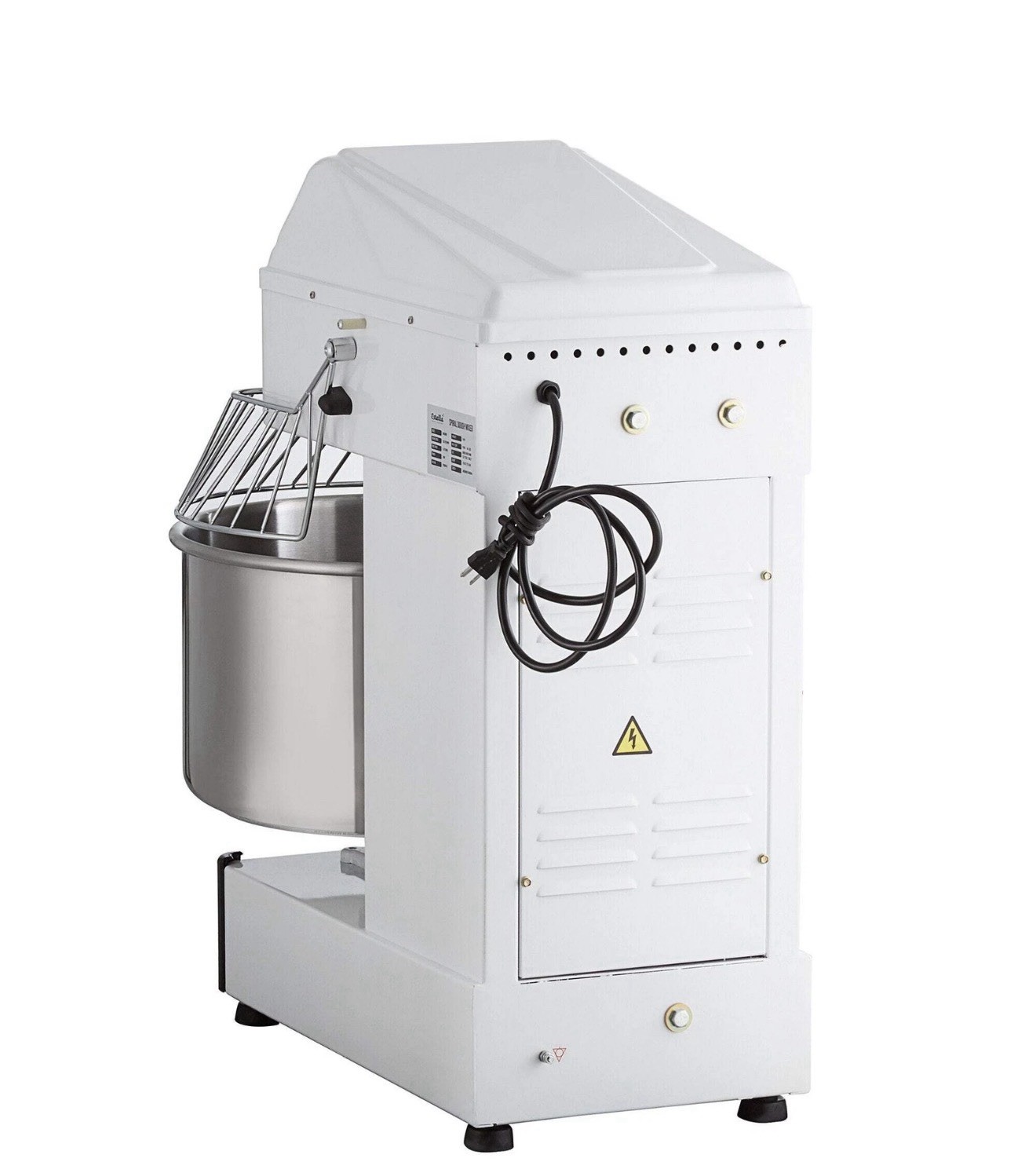 Estella SM50 50 Qt. / 70 lb. Two-Speed Spiral Dough Mixer – 220V, 4 HP