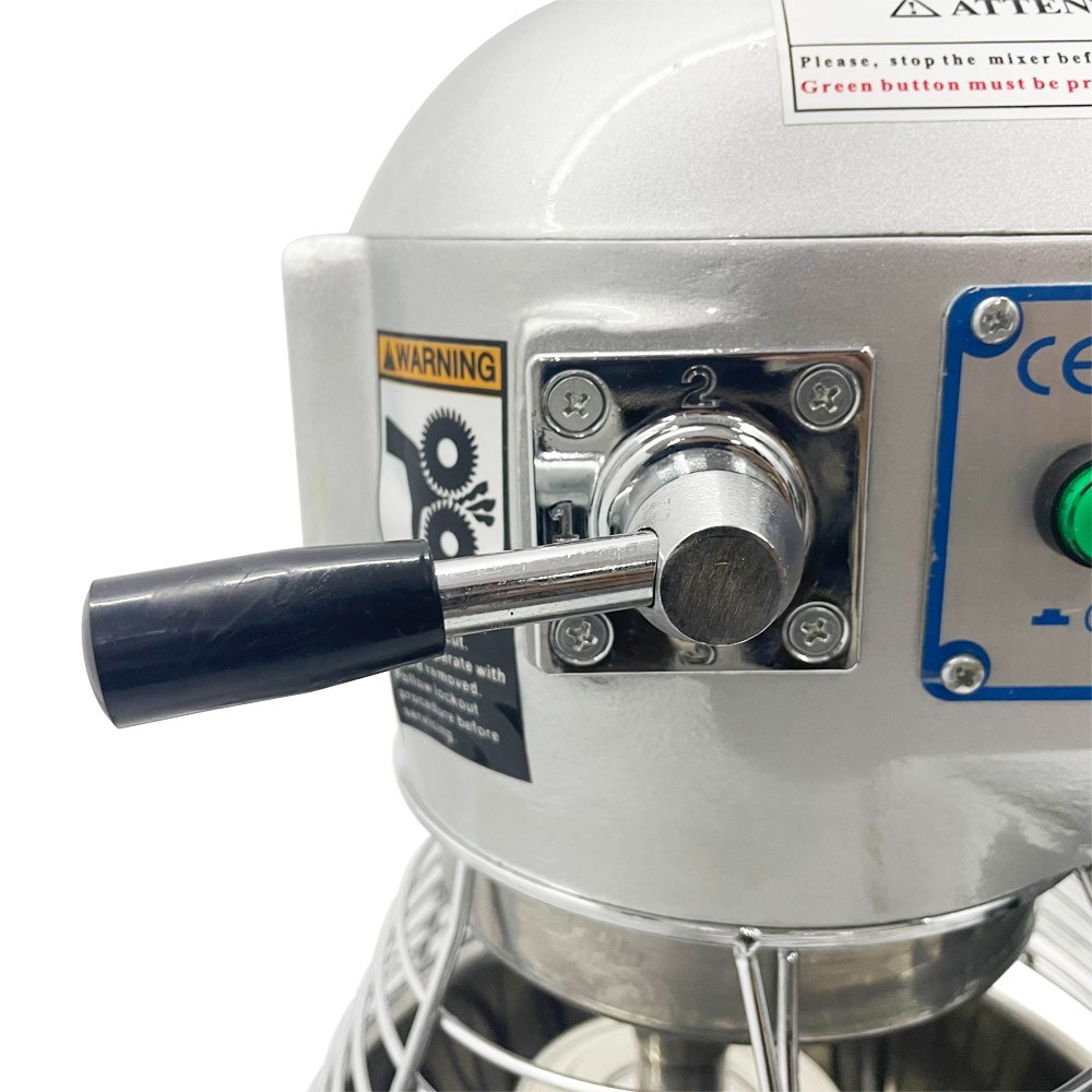 Multifunction Dough Kneading Machine 15L Gear Driven Bakery Blender 110V 450W