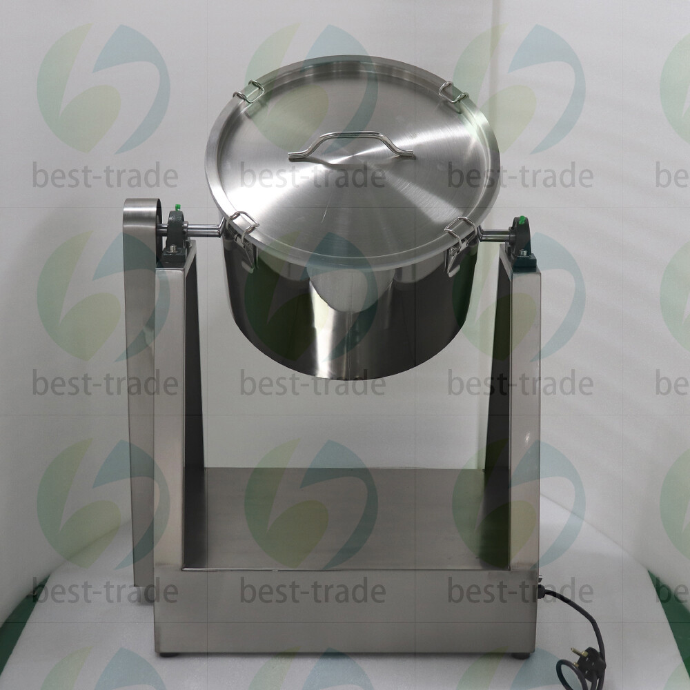 Lab Dry Powder Blender 10L 110V Electric Powder Mixer Dough Powder Drum