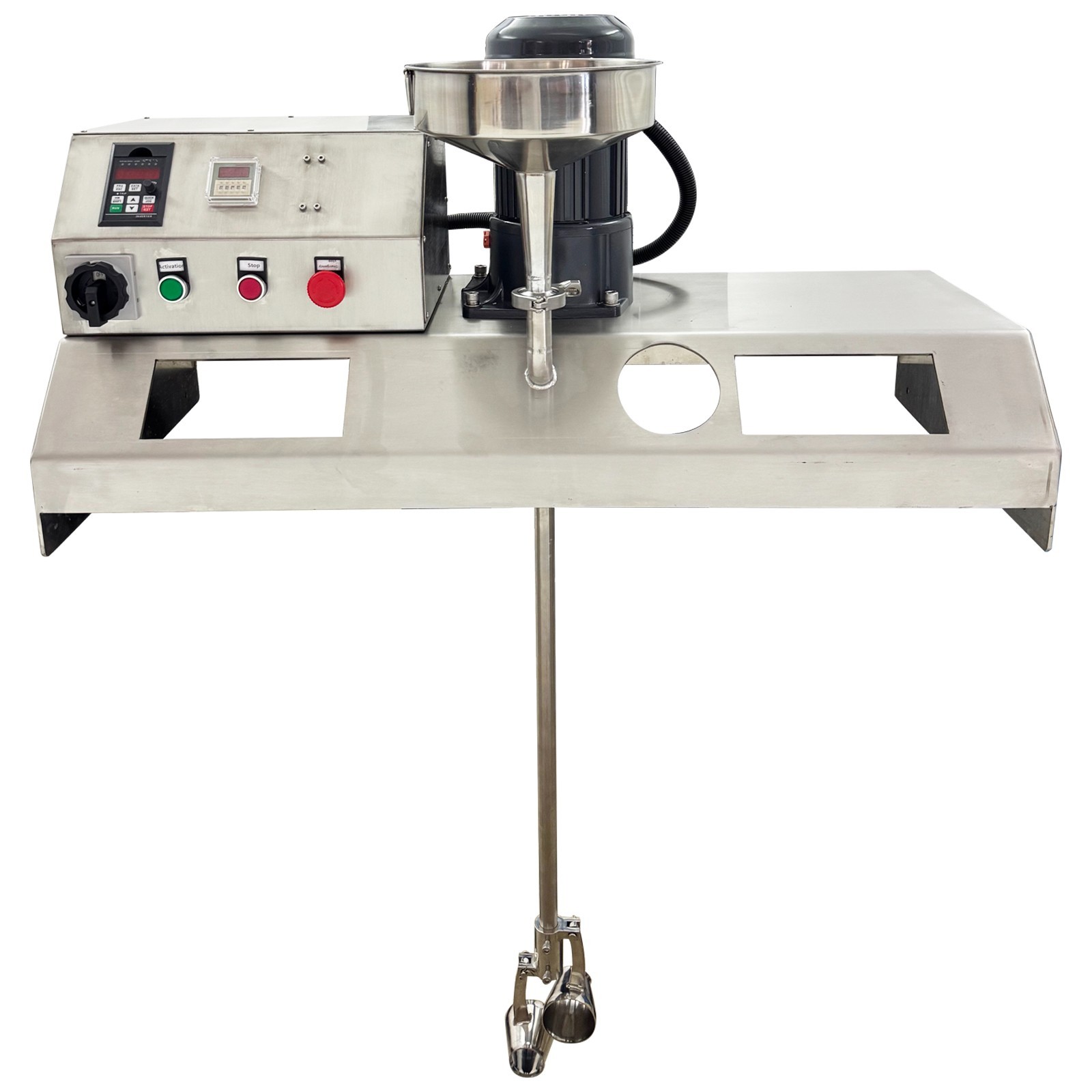 110V IBC Tote Mixer Agitator Electric Agitator for Paint Mixing Variable Speed