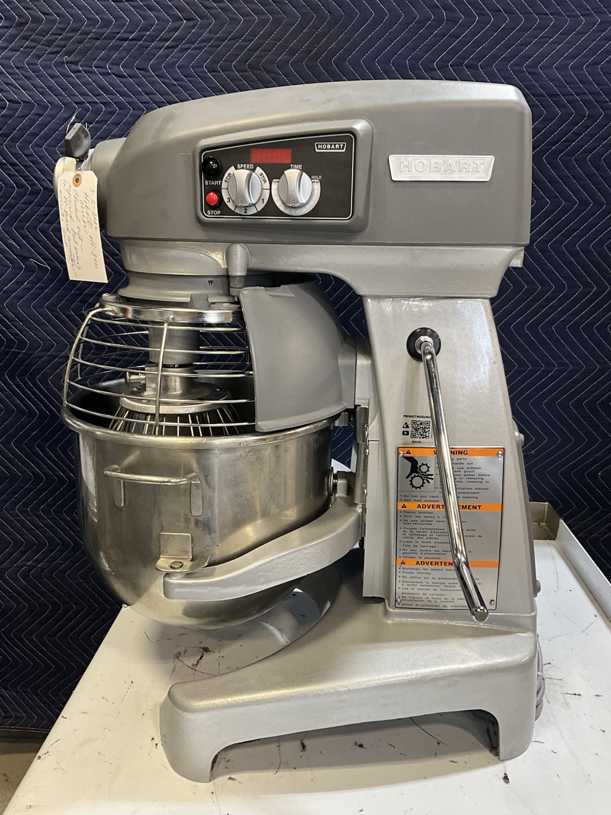 Hobart Legacy 20 Qt Countertop Planetary Mixer Whip only HL200-1STD