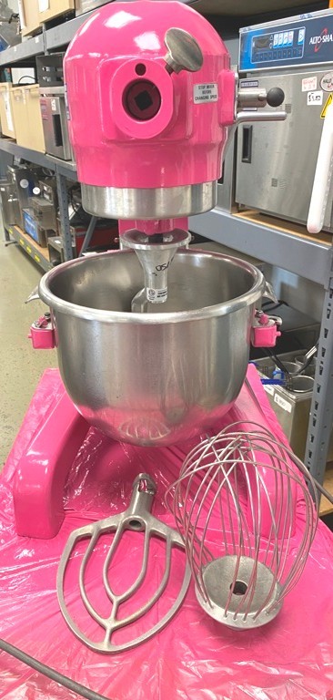 Mixers/ 12 Qt Hobart A-120 Pink 12 Qt Refurbished Bench lanetary w/t 4 Attach