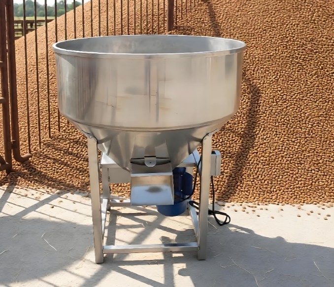 220V 440Lbs Stainless Feed Mixer 1440RPM Industry&Farm Use Pellets Mixer Blender