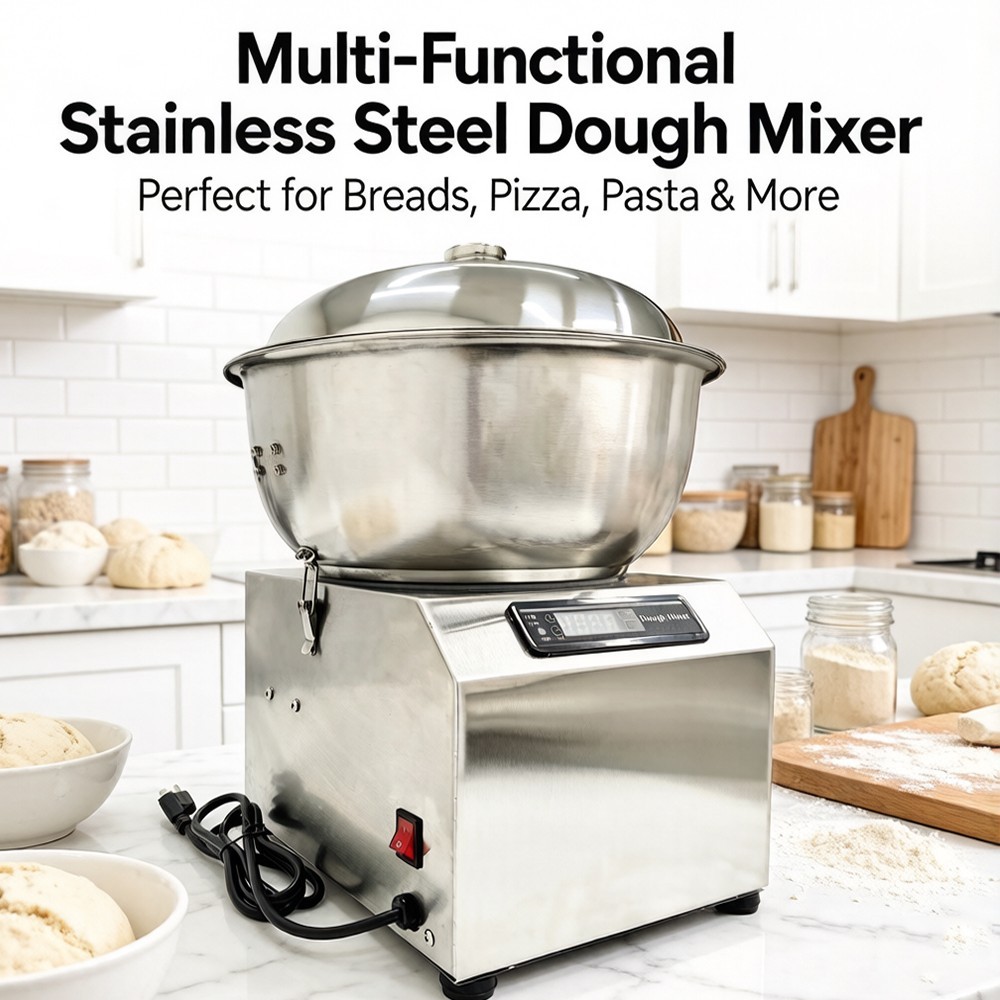 5KG Electric Dough Mixer Detachable Basin Type Bread Kneading Machine 110V 750W