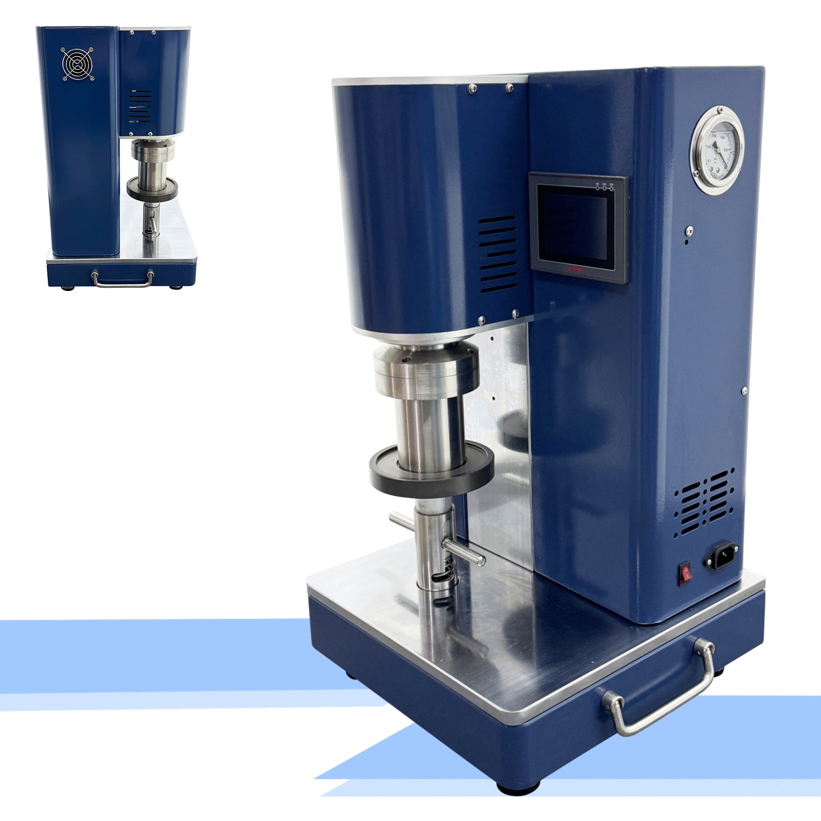 110V Double-Shaft Lab Lithium Battery Slurry Mixer Planetary Vacuum Mixer 150ML