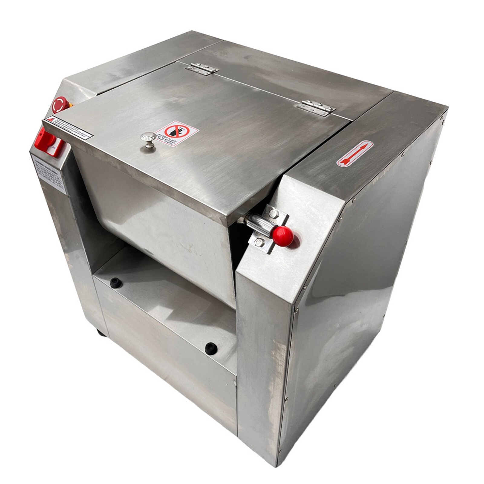 25KG Commercial Dough Mixer 110V Dough Kneading Machine Kitchen Mixing Equipment