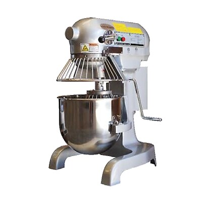 Serv-Ware PM10LA 10-Qt. Planetary Mixer, Floor Model w/ Accessories, 3-Speed