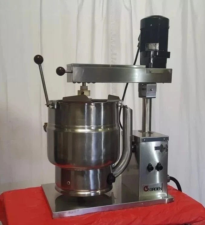 GROEN TDB/7-20 20 Quarts Jacketed Steam Mixing Kettle FUDGE COOKER MIXER