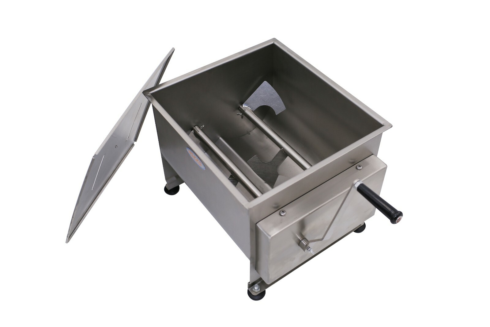 Hakka Double Axis Manual Meat Mixer Stainless Steel Commercial Kitchen Machine