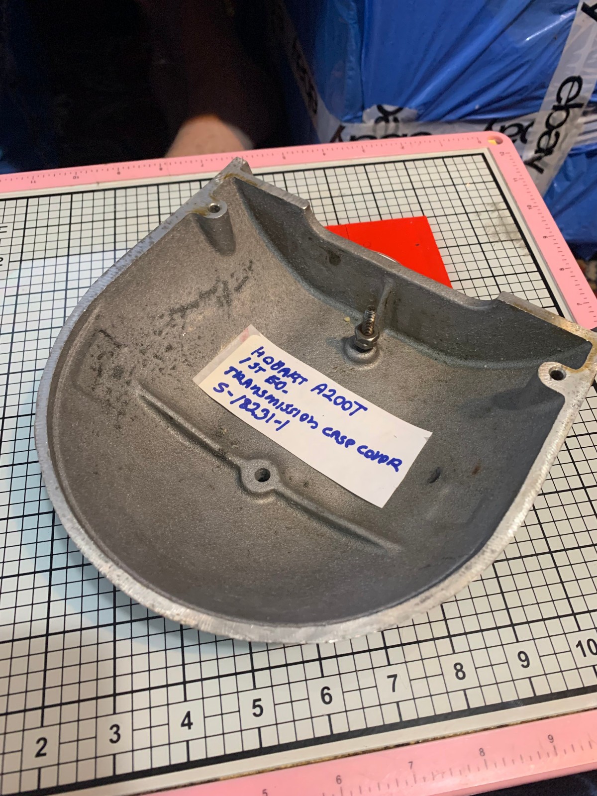 Transmission Case Cover, S-183231-1, OEM Hobart A200T 1st ed. 20 QT Mixer