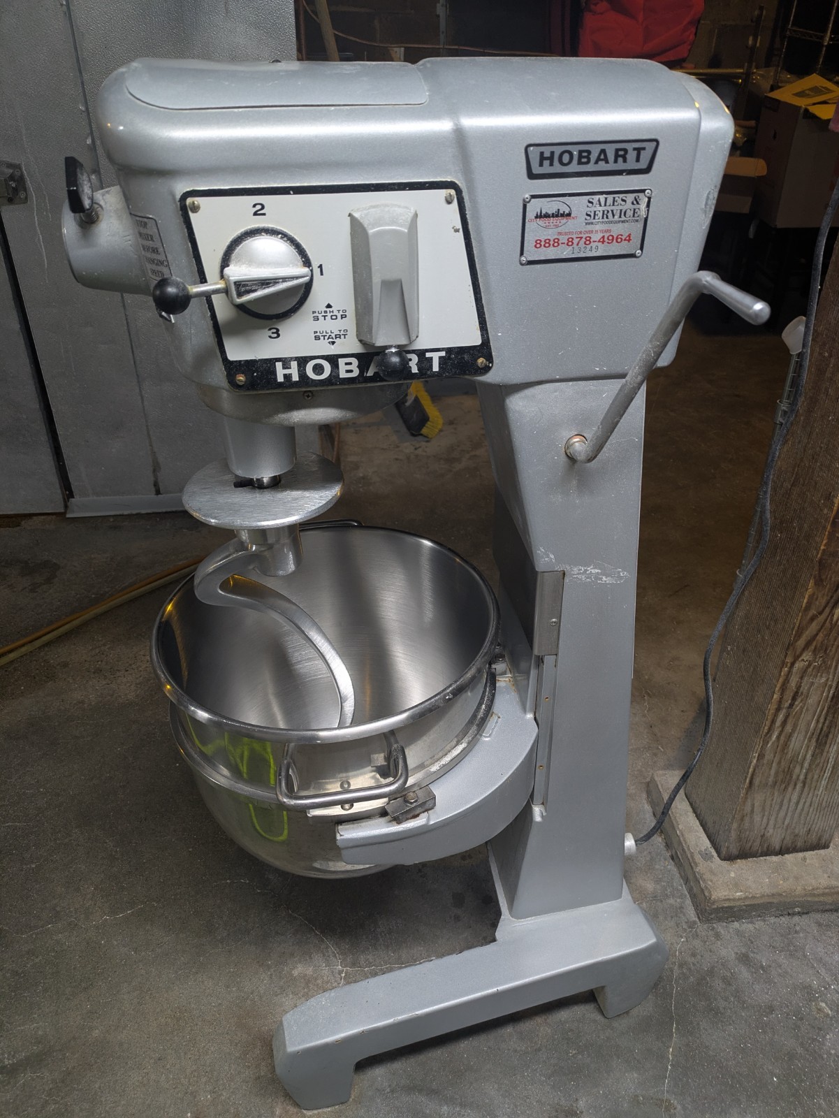 Hobart Commercial Mixer 30 Quart 3 Speed