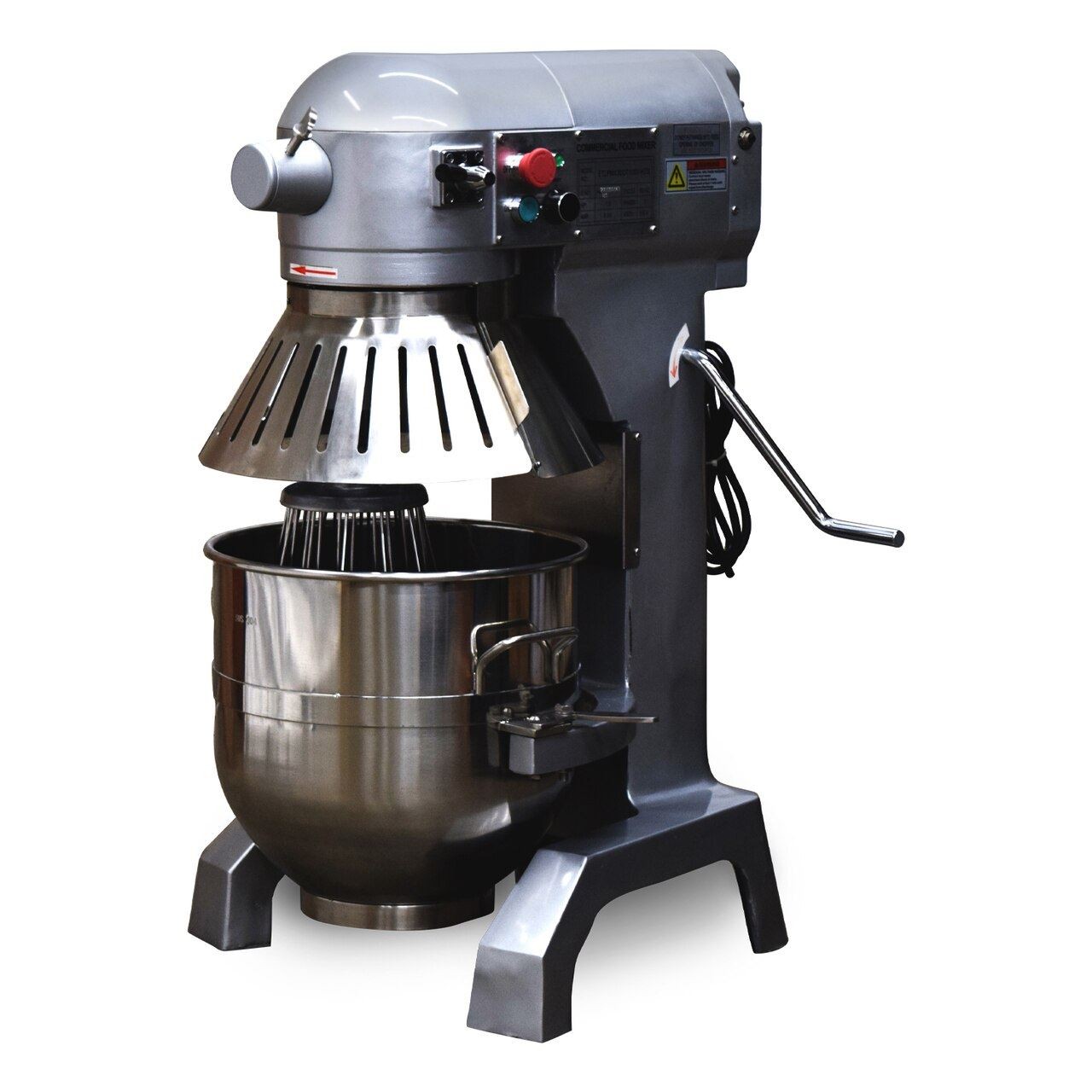3 Speed 30Qt Commercial Dough Food Mixer Gear Driven Pizza Bakery 1200W *NEW*