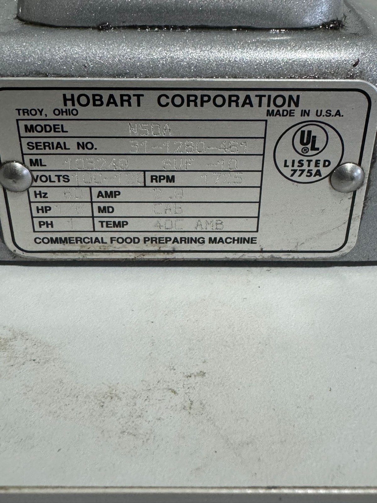 Hobart heavy duty 5 qt mixer