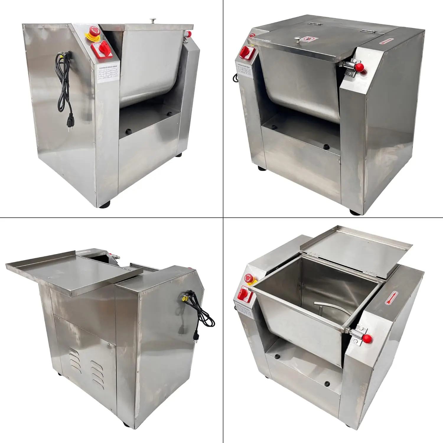 Commercial Dough Mixer Bidirectional Rotation Dough Kneading Machine 220V