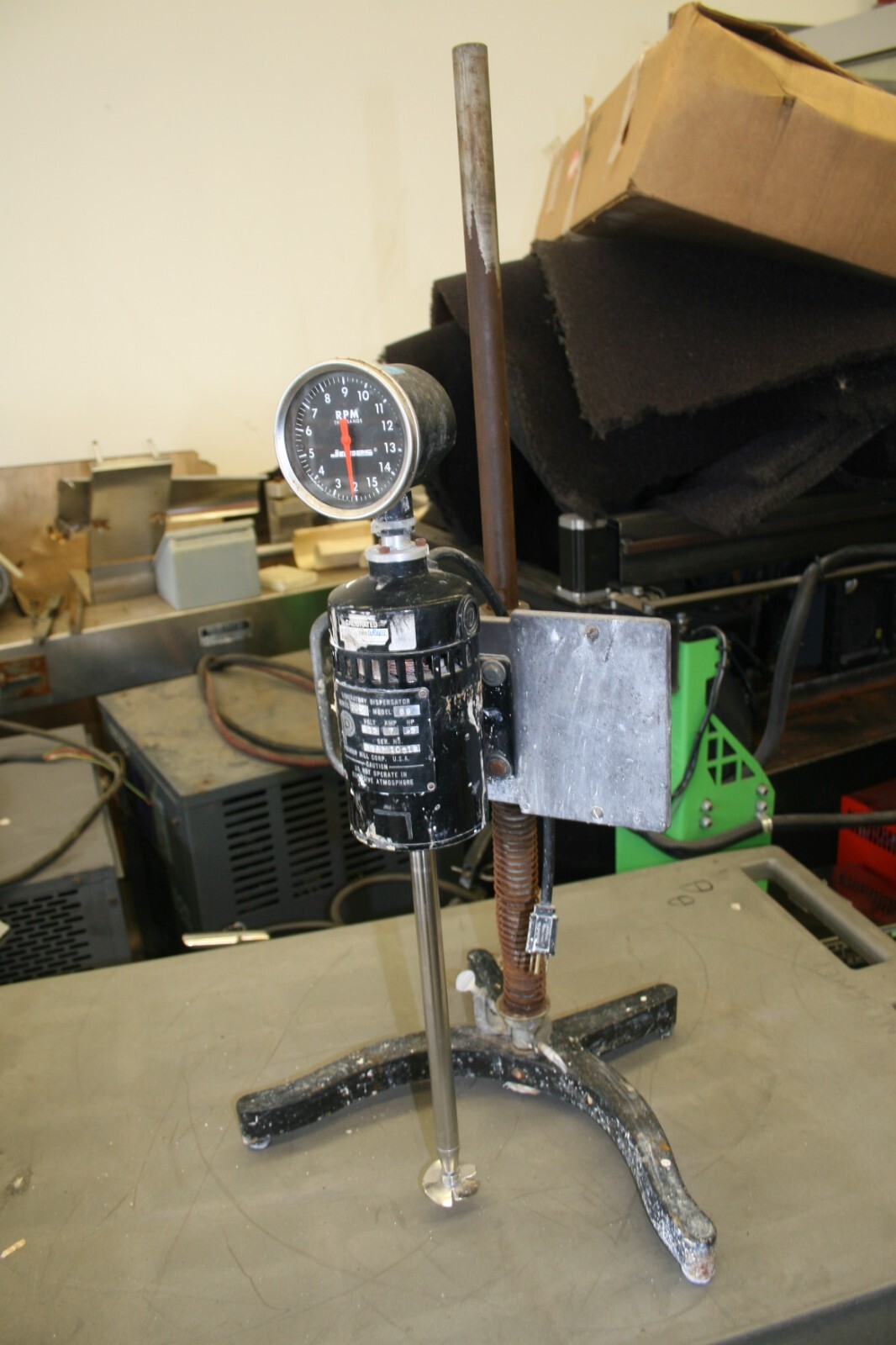 Premier Mill Laboratory Dispersator Mixer Series 2000 Model 89 115V 7A 1/2HP