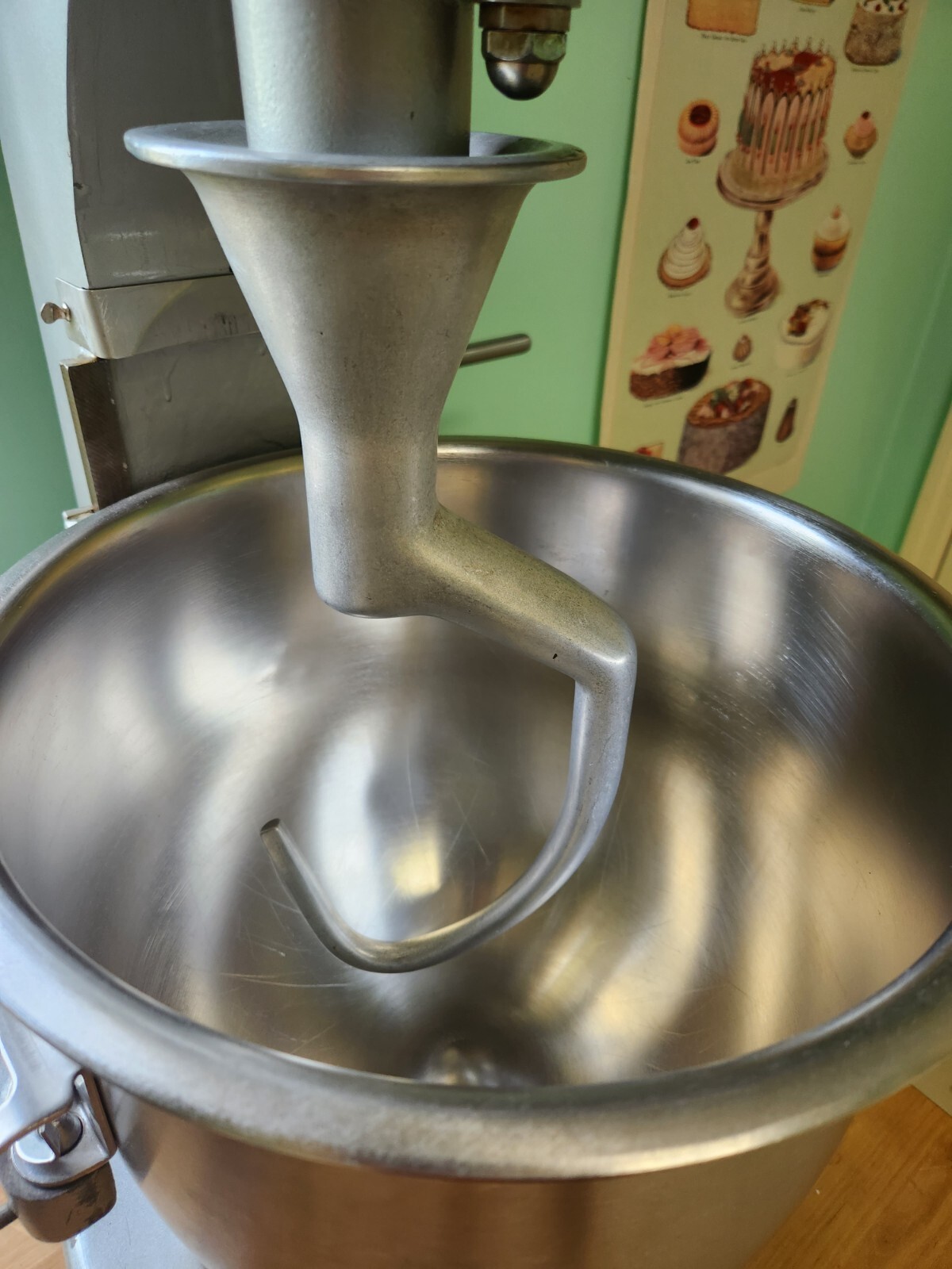 Hobart 20 Quart NSF “E” Dough Hook “A20E” 00-295119 for A200 20 Qt. Mixer – EUC