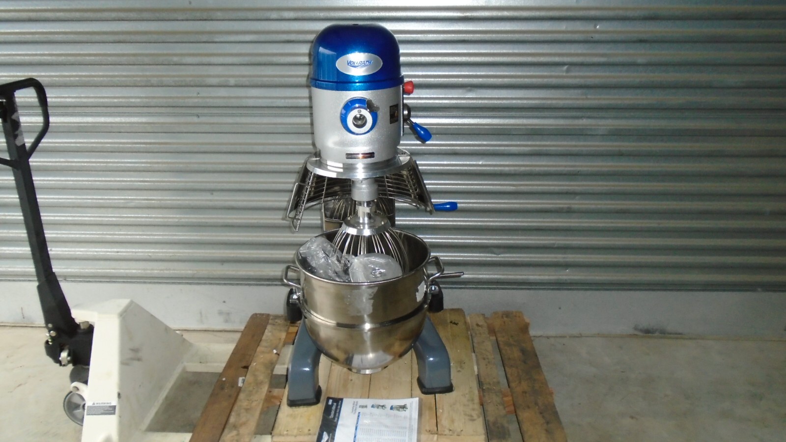 Vollrath 40759 40QT Stainless Steel Planetary Floor Mixer Belt Drive 3 Speed NEW
