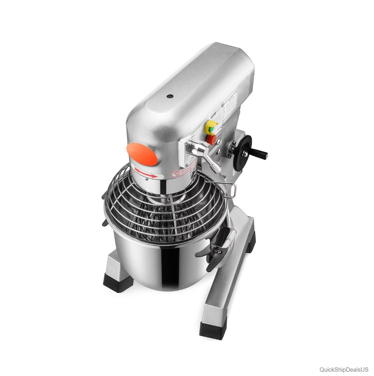 Commercial Food Mixer 30Qt 1100W Electric Stand Mixer 3 Speeds Stainless Steel