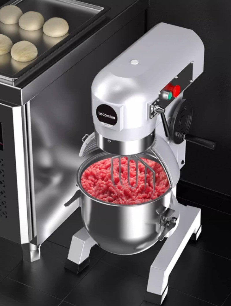 Home Desktop Mixer 10-liter Commercial Food Mixer Dough Mixer Egg Beater 220V
