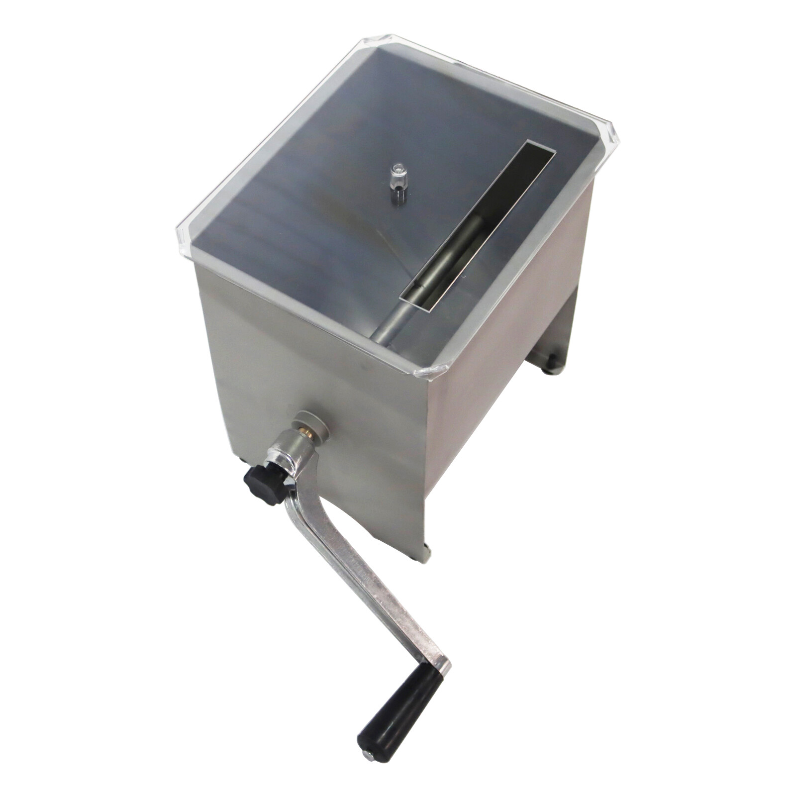 Manual Meat Mixer with Hopper 20lbs Sausage Mixer Machine Meat Mixer with Lid