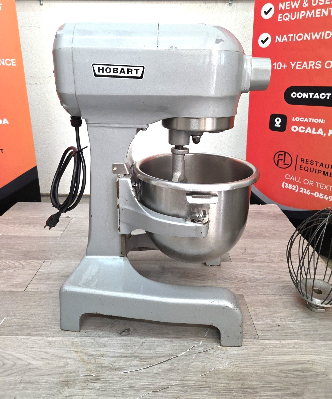 HOBART 12 Quart Mixer A120 W/ Bowl, Paddle, Whisk – 1PH – Watch Video!