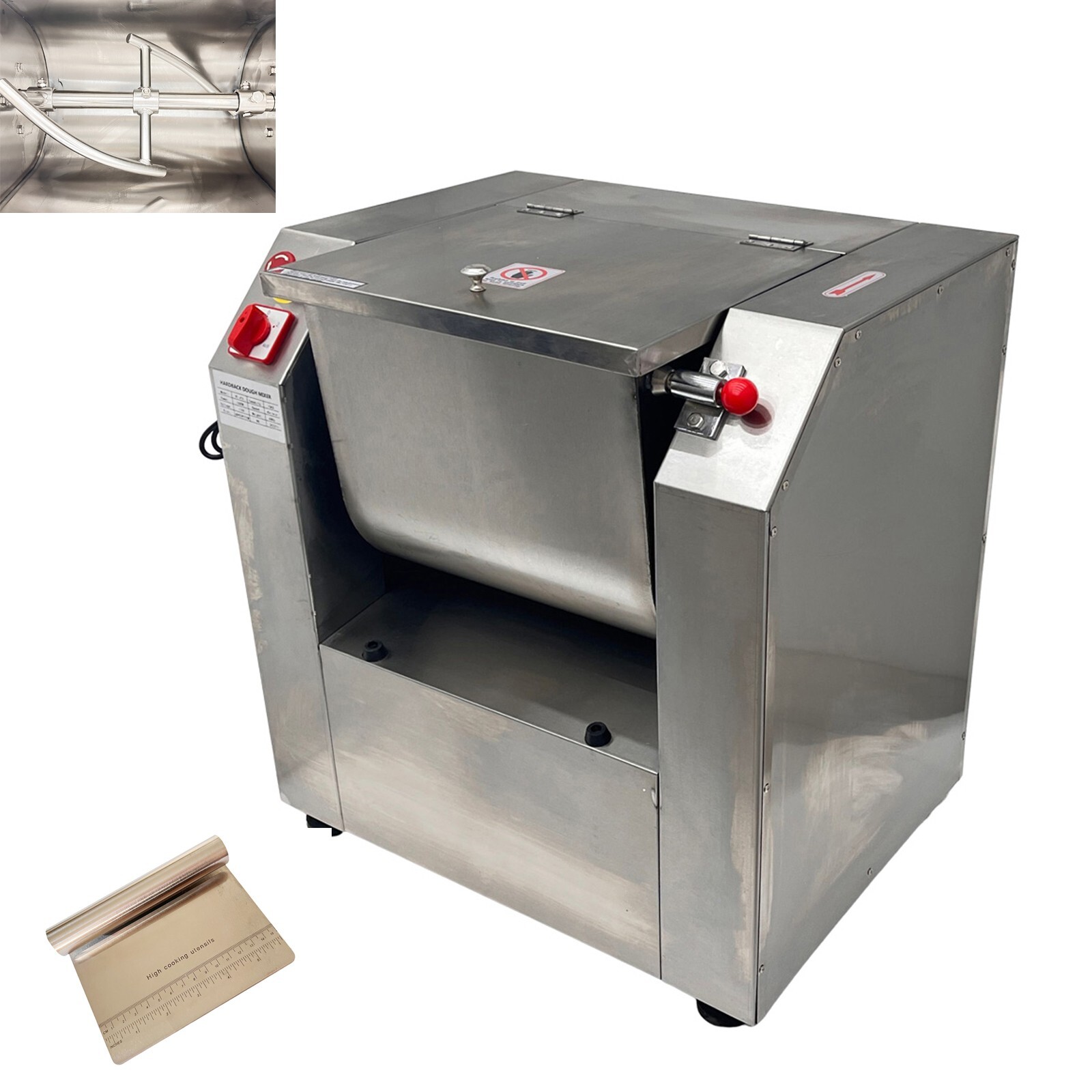 110V 15KG Commercial Dough Mixer Mixing Machine Kitchen Dough Kneading Machine