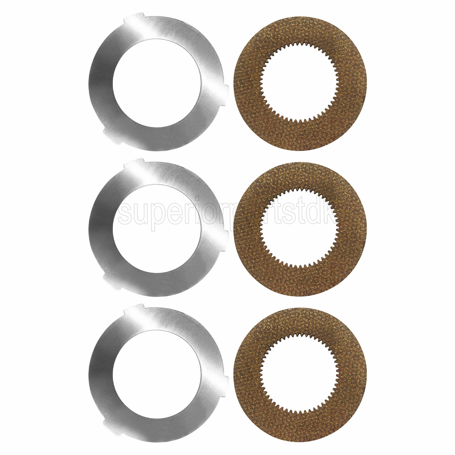 6PCS New Inner+Outer Clutch Disc Kit For Hobart Mixer M802 & V1401 873117 064432