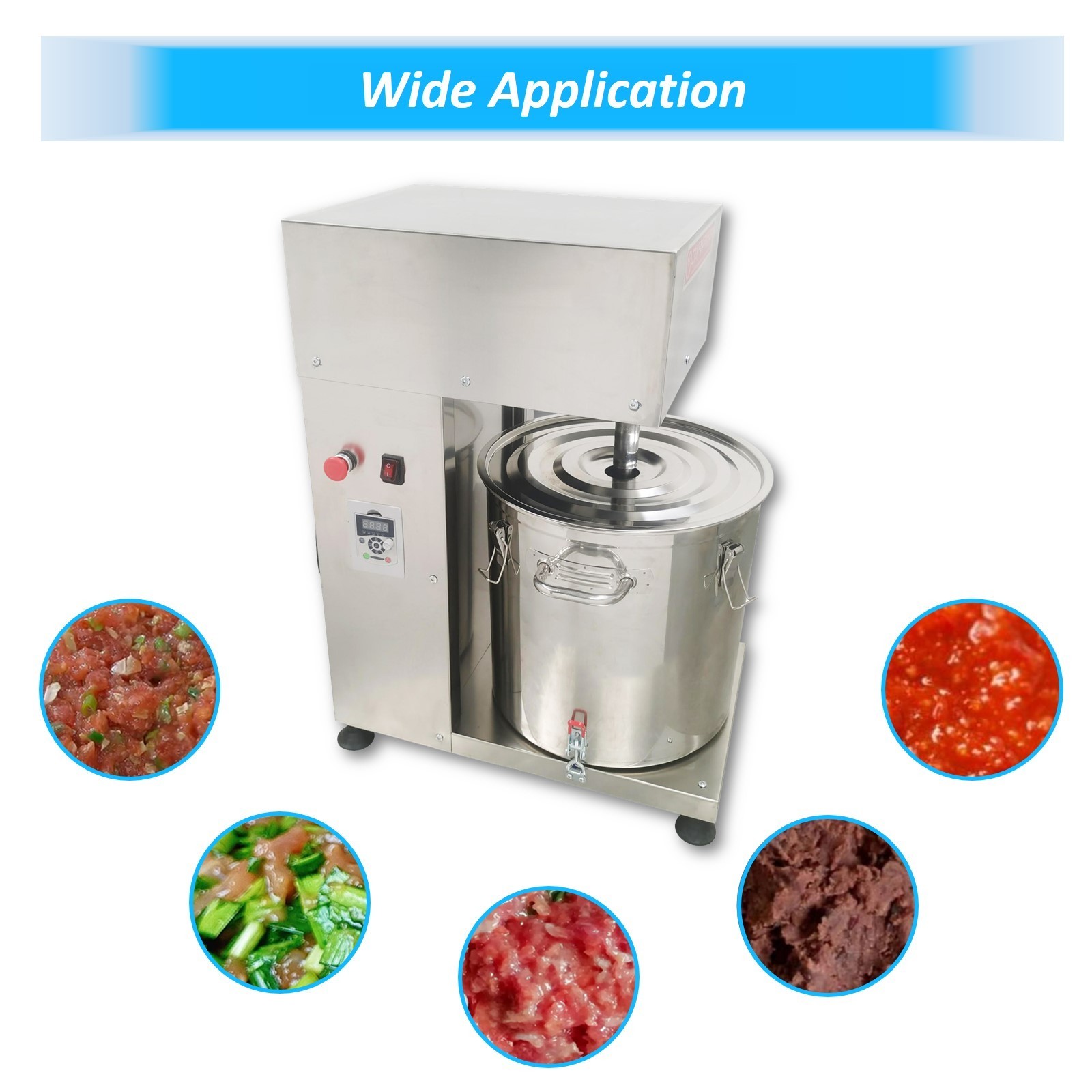 USED 43L Commercial Stainless Steel Electric Multi-functional Stuffing Mixer