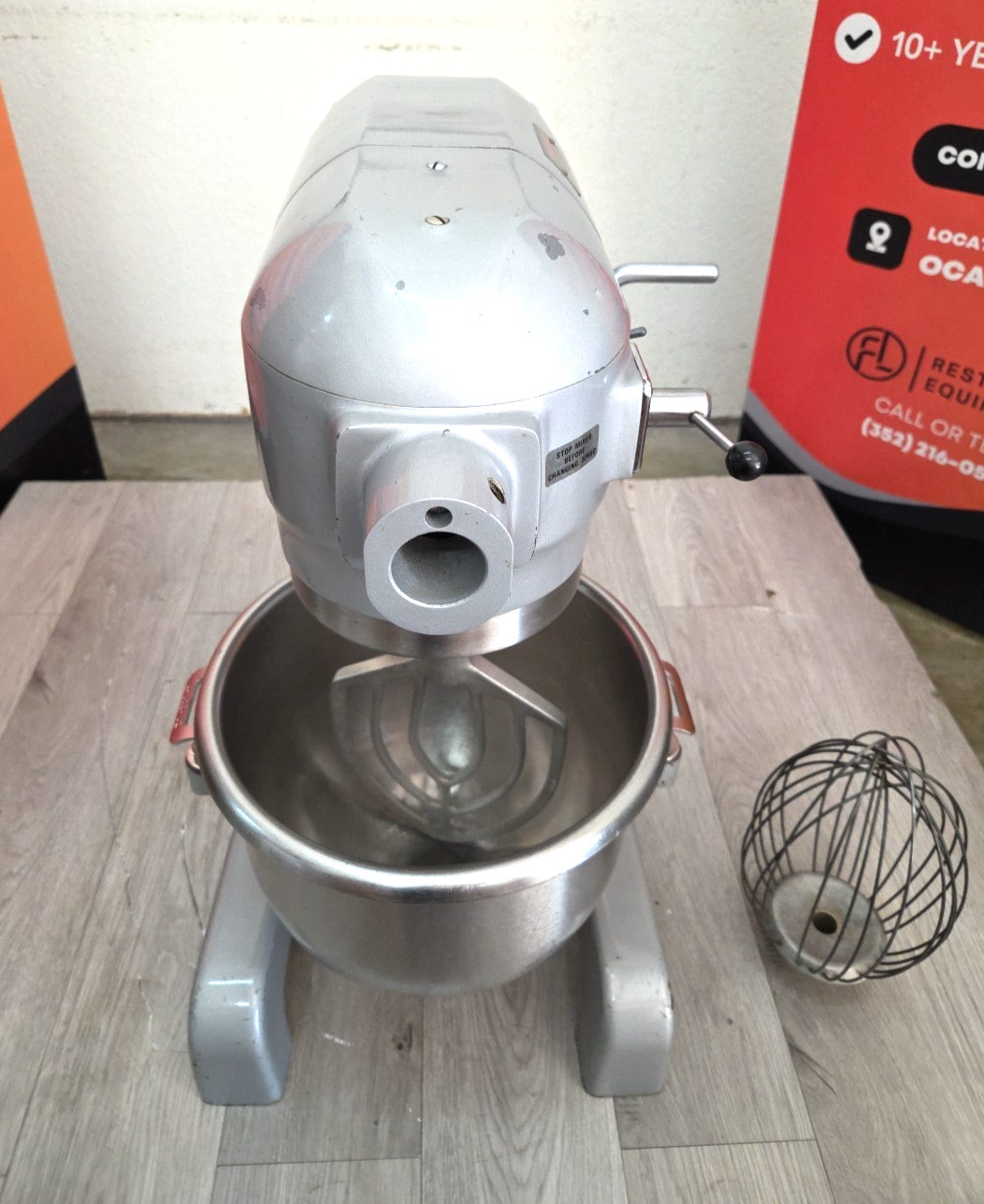 HOBART 12 Quart Mixer A120 W/ Bowl, Paddle, Whisk – 1PH – Watch Video!