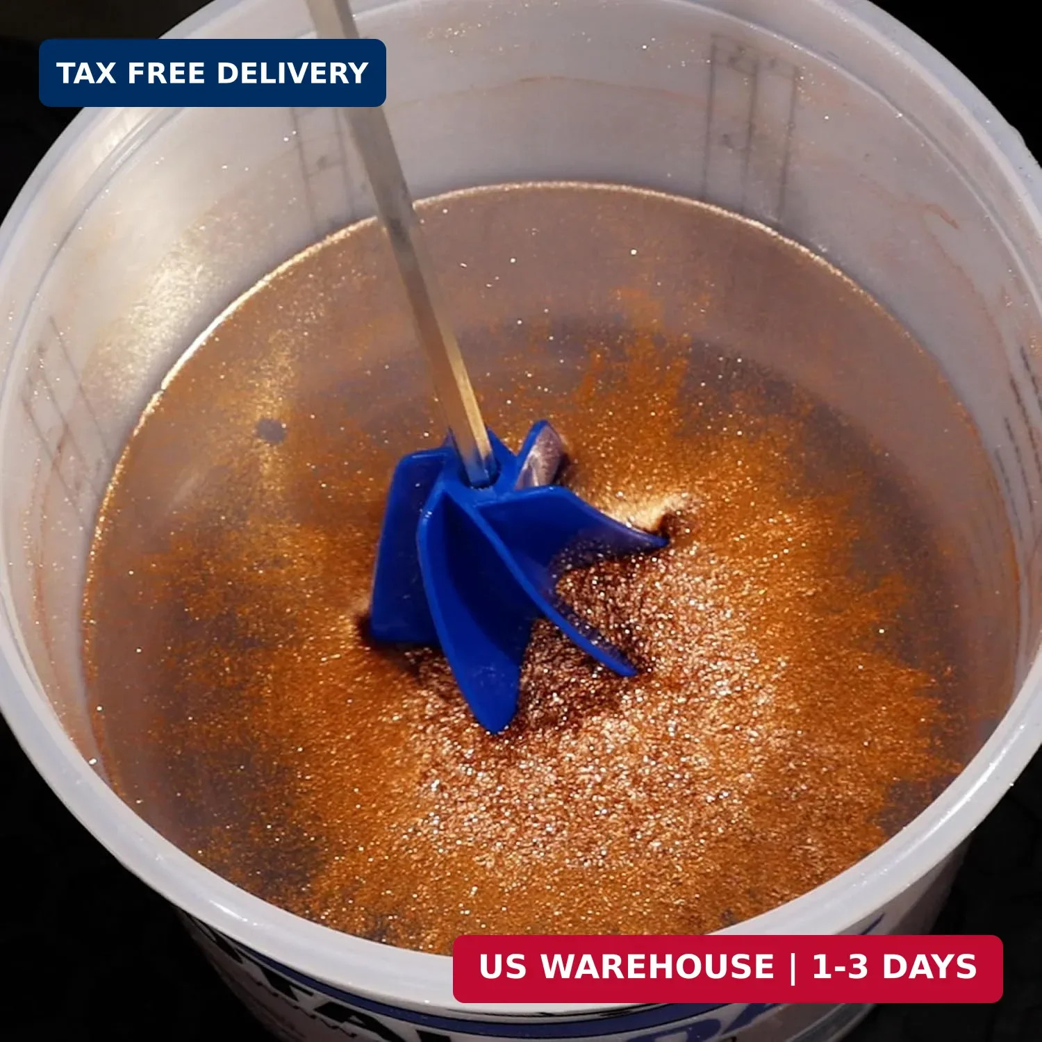Helix Mixer Drill Attachment – Stirrer Mixes Epoxy Resin, Paint and Silicone – T